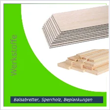 Balsabretter, Sperrholz, Beplankungen für Modellbau